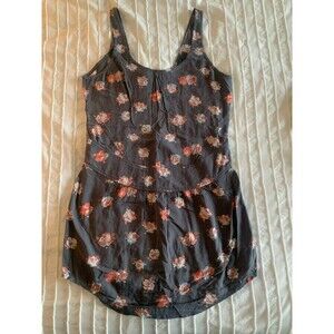 Hurley Skater Dress XS Gray Geometric Outdoor Relaxed Summer Surf Beach trendy